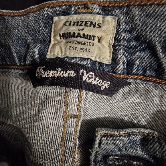 Citizens Of Humanity Olivia Jeans Womens Sz 25 High Rise Slim Ankle Distressed - Picture 12 of 16